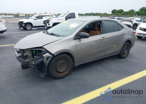 2016 Toyota Corolla Le из США, поврежденный, VIN 2T1BURHE8GC707218